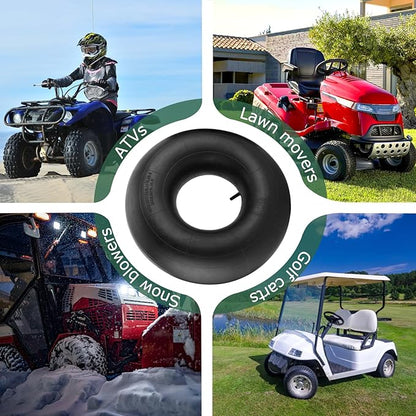 20x8.00-8 Inner Tube 20x10-8, 20x8-8, 20x10.00-8 Replacement Tire Tubes with Straight Valve Stem (2-Pack) - for Mower, Tractor, Golf Cart, ATVs