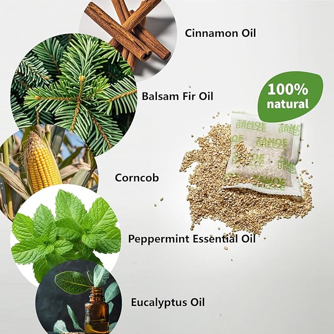 Pest Control Pouches, Rodent Repellent, Mouse Repellent, Peppermint Oil to Repel Ants, Spiders, Roaches, Moths & Other Pests, Mice Repellent Indoor All Natural Safe for Kids & Pets-10 Pouches