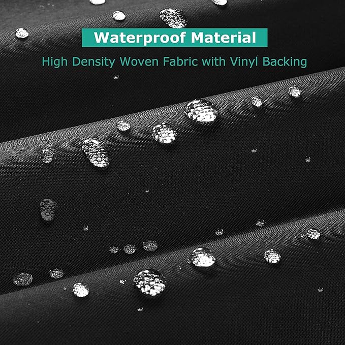 SunPatio Griddle Cover 36 Inch, Compatible for Blackstone 36" Griddle Cooking Station, Camp Chef etc., Outdoor Heavy Duty Waterproof 4 Burner Flat Top Gas Grill Cover with Support Pole