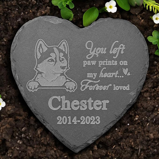 Husky Memorial Stone, Husky Statue, Husky Memorial Plaque, Husky Memorial Gifts, Husky Loss Sympathy Gift, in Memory of Husky