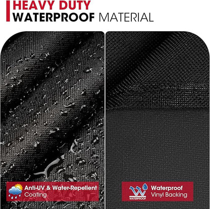 Unicook 70 Inch Griddle Grill Cover for Blackstone 36 Inch ProSeries, Heavy Duty Waterproof Large Flat Top Grill Cover with Sealed Seam, Compare to Blackstone 5005, 5482, Black