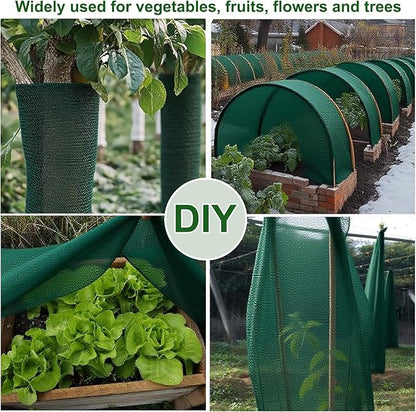 Plant Covers Freeze Protection 10 x 50 FT 1.2oz/yd² Frost Cloth Blankets for Outdoor Plants in Winter, Floating Row Cover for Vegetable Garden