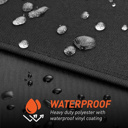 Arcedo Grill Cover Compatible with Pit Boss Memphis Ultimate and Smoke Hollow 4 in 1 Gas Charcoal Combo Grill, Heavy Duty Waterproof 75 Inch All Weather Protection Outdoor BBQ Cover