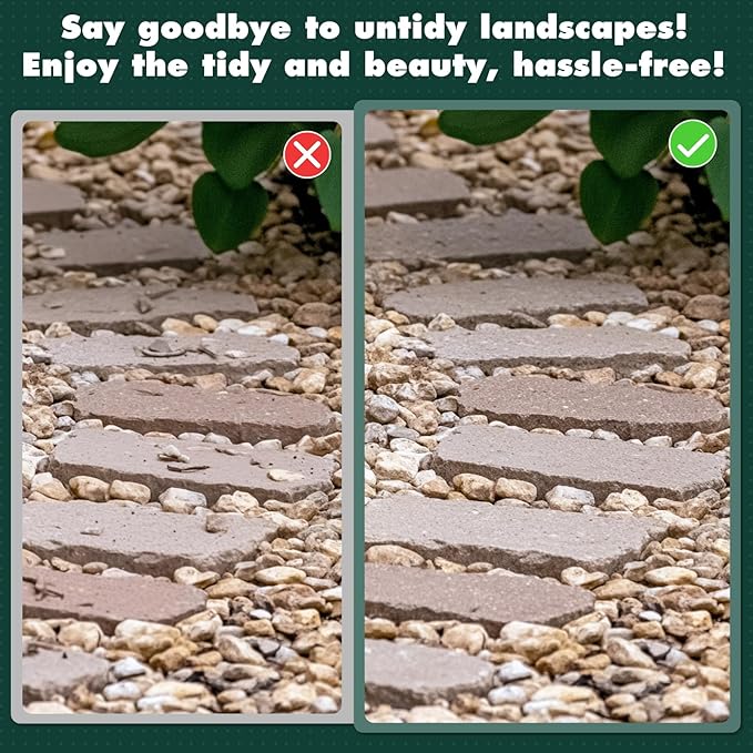 Mulch and Rock Glue for Landscaping 1 Gallon Stone Glue Landscape Rock Binder for Outdoor Garden, Non-Toxic Mulch Pea Gravel Stabilizer for Gravel, Stones and Bark