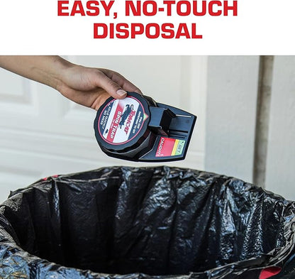Tomcat Spin Trap for Mice, Fully Enclosed Mouse Trap Provides a Quick, No-Mess Kill, 2 Traps