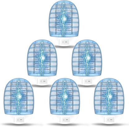 6 Packs Bug Zapper Indoor, Fly Traps for Indoors, Insect Traps for Home Mosquito Killer for Kids & Pets, Home, Kitchen, Bedroom, Baby Room, Office-2