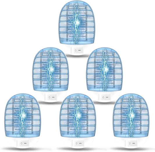 6 Packs Bug Zapper Indoor, Fly Traps for Indoors, Insect Traps for Home Mosquito Killer for Kids & Pets, Home, Kitchen, Bedroom, Baby Room, Office-2