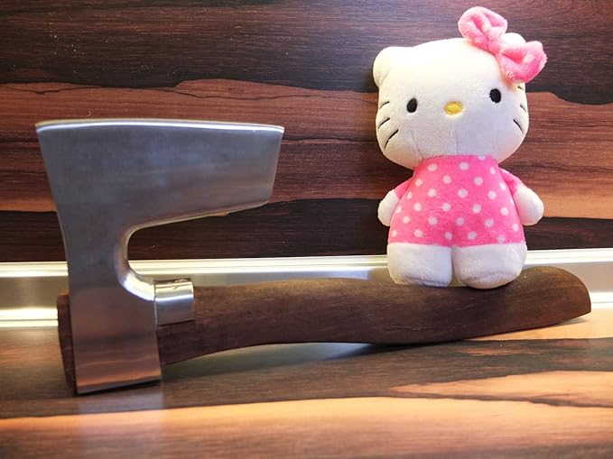 Stainless Steel Bearded Axe/Hatchet Metal Guard Custom Made Handle