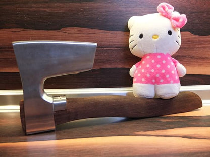 Stainless Steel Bearded Axe/Hatchet Metal Guard Custom Made Handle