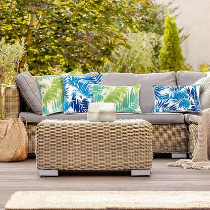 JMGBird Outdoor Throw Pillows with Insert 18 * 18 Inch Outdoor Pillows for Patio Furniture