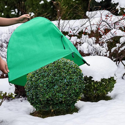 2 Pack Winter Plant Covers Freeze Protection, Shrub Covers Warm Plant Tents for Winter, Frost Protection for Outdoor Plants from Freezing Animals Eating (28" x 28" x 30")