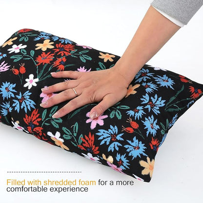 idee-home Outdoor Pillows with Inserts Included, Patio Outside Lumbar Pillows Waterproof Set of 2, 12 x 20 inch