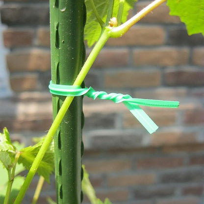 Gardzen 300 pcs 5" Twist Ties, Reusable Coated Wire Plant Ties, Ideal for Sealing Plastic Bags, Bread Bags, Organizing Cords, Gardening Activities