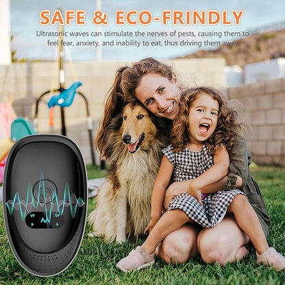 2025 Upgraded Ultrasonic Repellent Indoor, Mouse Traps Insert Plug in, Pest Control Repellent Ant,Roach,Rodent, Mouse, Bugs, Mosquito, Spider, for Home, Office, Warehouse 6 Packs