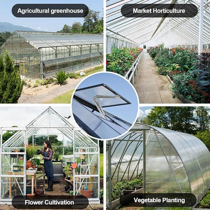 Auto Roof Vent Opener 2PCS Greenhouse Automatic Vent Window Opener Greenhouse Accessories Solar Heat Sensitive Auto Vent Kit Gardening Tools for Ventilation