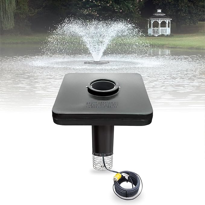 Scott Aerator DA-20 Display Pond Aerator – 1/2 Horse Power 115V 100ft Cord | Aerating Pond Fountain for Large Ponds | Pond Aerator Pump for Small Ponds | Pond Aeration System