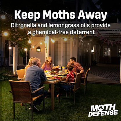 Exterminators Choice Moth Defense Spray - 32 fl oz - Natural Lemongrass & Citronella - Moth Spray - Safe Around Kids & Pets