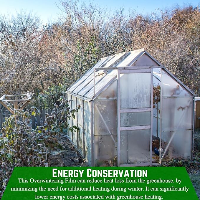 Farm Plastic Supply - 6 Mil White Plastic Sheeting - Overwintering Film, 6 Mil White Plastic Film, Greenhouse Plastic, Durable Plastic Sheeting (28' x 25')