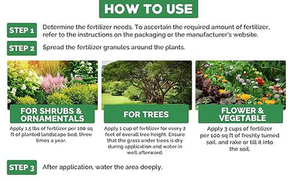 6-6-6 All-Purpose Professional Plant Food Fertilizer; Ideal for Winter Care & Spring Feeding, Perfect Balanced NPK for Indoor and Outdoor Plants (10 QUARTS)
