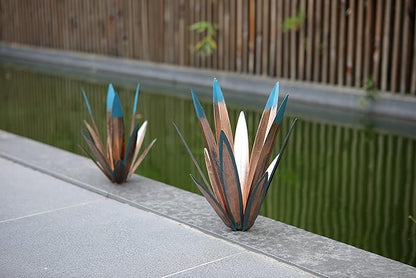 Metal Tequila Country Sculpture DIY Tequila Plant Home Decor Country Tequila Garden Ornament Indooutdoor Statuette Patio Lawn Patio Stake Decoration Gift to The Garden