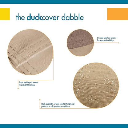 DUCKCOVERS Elegant Waterproof 79 Inch Patio Sofa Cover, Patio Furniture Covers