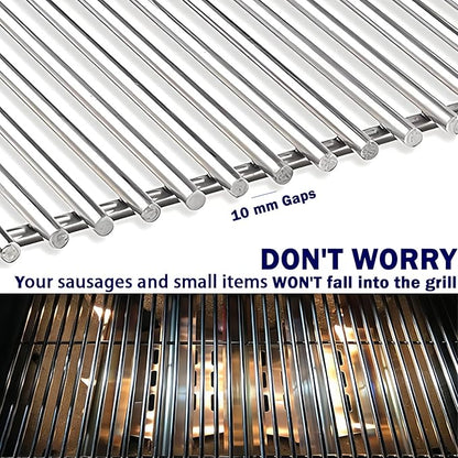Genesis Grill Parts for Weber 300 Weber 310 Weber 330 Genesis E330 E310 S310 S330 EP330 S320 E320 Grill Parts, 17.5" Flavorizer Bars 7620 Genesis 7528 Grill Grates 7622 Heat Deflector Grill Accessory