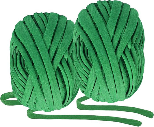 2 Packs Garden Twine, Soft Plants Ties, Green Garden String for Climbing Plants, Vines Plant, Tomatoes, Flowers, Roses Plant Support (98FT/Roll, Total 196FT)