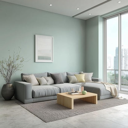 EVOLVE Paint & Primer: Environment-friendly, Low Sheen with One-coat Coverage for Interior & Exterior surfaces (Greenhouse, 1-Gallon)