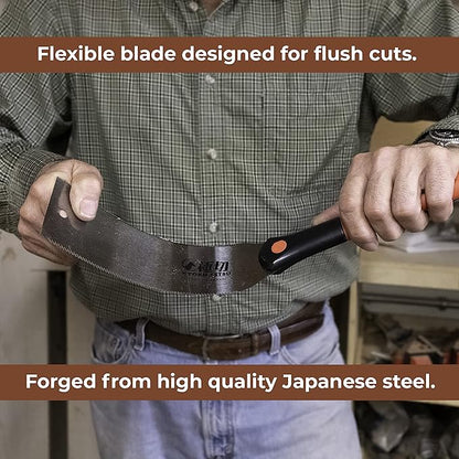 Great Neck Kyoku Setsu Japanese Ryoba Double-Edged Pull Cut Saw, Ultra Fine Saw, Detail Hand Saw, Double Edge Saw, Japanese Wood Saw