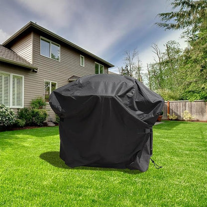 48 inch Grill Cover for Outdoor Grill,Upgraded Adjustable Buckle and Drawstring,Waterproof, Anti-UV, Rip-Proo,Suitable for Most Grills