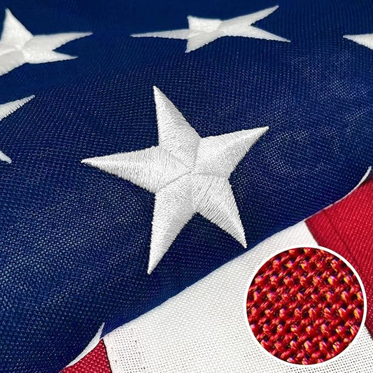 Premium American Flag 2.5x4 Ft TearProof Series for Outside, Heavy Duty Outdoor，Longest Lasting, Super Tough Fade Resistant Spun Polyester, High Wind US Outdoor Flags Embroidered Stars, Sewn Stripes, Brass Grommets