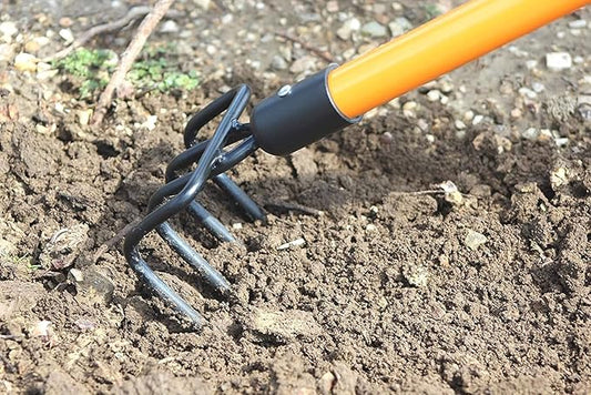 Ashman Garden Cultivator (6 Pack)– Sturdy Hand Tiller/Cultivator – Heavy Duty Blade for Digging, Loosening Soil and Weeding – Rubber Grip Handle for a Strong Hold – Rust Resistant.
