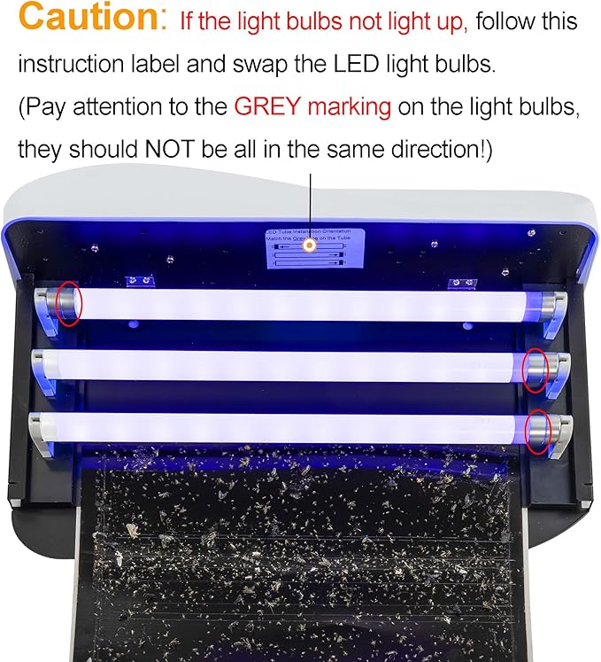 Awoco LED 15W 100V-240V Wall Mount Sticky Fly Trap Lamp with 3 LED UV Lights for Capturing Flies, Mosquitoes, Moths and Flying Insects (Fly Trap + 6 Glue Boards)…