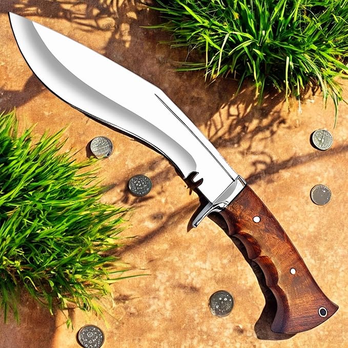 Poshland Fixed Blade Hunting Knife. Sturdy knife to last long fully hand-made with sheath included has been designed for exceptional performance - Survival, Camping, Tactical, and Outdoor Knife