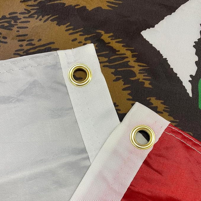 Jayus Double Sided California Republic Sates Flags 5x8 FT Outdoor - Vivid Colors 3Ply Cali CA Bear Flags Banners- Heavy Duty 100% Polyester with 3 Brass Grommets