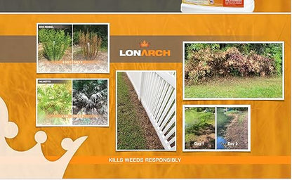 Weed & Grass Killer (1 Gallon Concentrate) Eco-Friendly Solution - Safe for Pets, People, and Wildlife…
