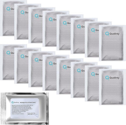 16 Pack Mosquito Attractant in Bulk, Lure for Bug Zapper Bait Refill Compatible with All Mosquito Trap Enhances Catch Rates for Indoor Outdoor Traps, Safe and Long Lasting