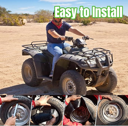 13x5.00-6" Inner Tubes, 2 Pack Heavy Duty 5.00-6/4.00-6 Replacement Tire Inner Tube with Straight Valve Stem Universal Fit for Razor Dirt Quad Lawn Mowers ATVs Yard Tractor Snow Blower and More