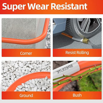 SPECILITE Garden Water Hose 20 ft x 3/4 in with Female to Female Connector, Small Leader Hose for Hose Reel, Heavy Duty, Flexible & Lightweight, Water Pipe, Outdoor Water Hose Extension Adapter