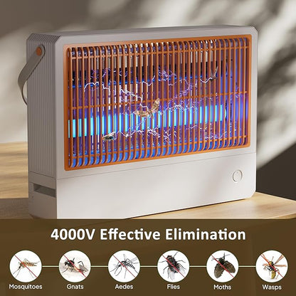 20W Mosquito Killer Lamp, Fruit Fly Traps for Indoors Electric Bug Zapper for Home, Mosquito Repellent Moth Light Gnat Insect Killer with 2 Replacement Bulbs