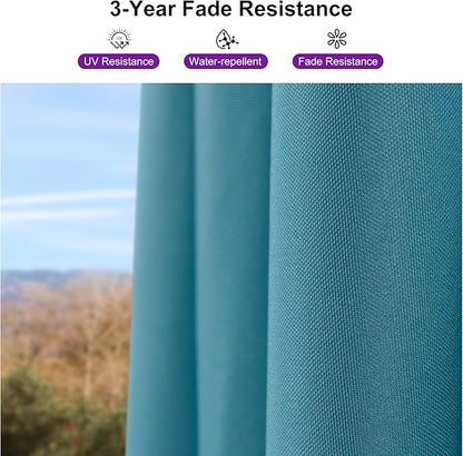 PURPLE LEAF 8' X 8' Patio Umbrella with Wheeled Base for Pool 7' High Offset Outdoor Cantilever Umbrella Swimming Pool Umbrella with 360°Rotation for Poolside Turquoise Blue