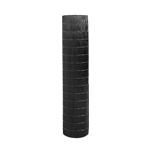 Fencer Wire 16 Gauge Black Vinyl Coated Welded Wire Mesh Size 0.5 inch by 3 inch (4 ft. x 50 ft.)