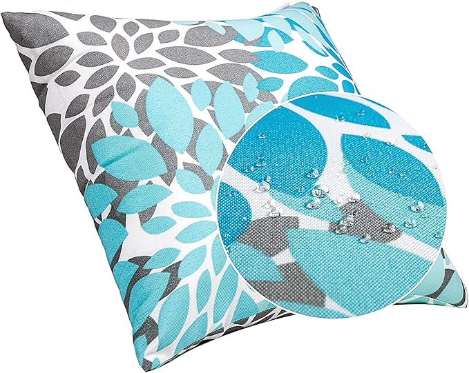 JMGBird Outdoor Pillow Covers 18x18 Inch Throw Pillow Covers Home Decor for Furniture, Patio, Couch, Bed, Sofa, Bedroom