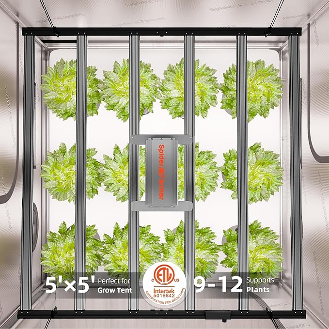 Spider Farmer G8600 Cost-Effective 800W LED Grow Lights, 4x4ft/5x5ft Coverage Commercial Bar Style LED Grow Lamp for Indoor Plants Vertical Farming, 2025 Upgraded Smart App Control