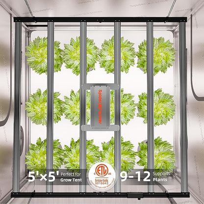 Spider Farmer G8600 Cost-Effective 800W LED Grow Lights, 4x4ft/5x5ft Coverage Commercial Bar Style LED Grow Lamp for Indoor Plants Vertical Farming, 2025 Upgraded Smart App Control
