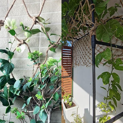 2-Pack Natural Jute Twine Rope, 6mm x 656ft Heavy Duty & Eco-Friendly - for Crafts, Gardening, Cat Scratching Post, Bundling & Hanging, 328Feet/Roll