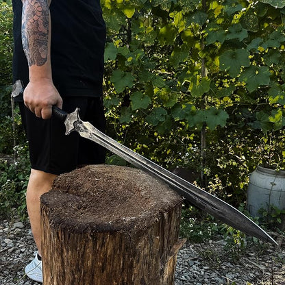 High Manganese Steel Blade Machete for Cutting Trees Heavy Duty Full Tang Outdoor Survival Hunting Tactical Sword