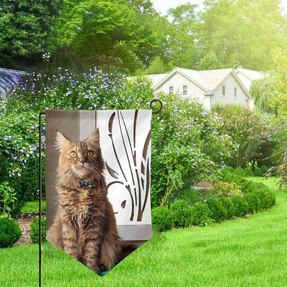 Custom Garden Flag Double Sides Personalized Garden Flags 12x18 Inch Customized Picture Logo Text Yard Flag Banner Signs for Outside Lawn Patio Garden Home Decorating Birthday Christmas Gift