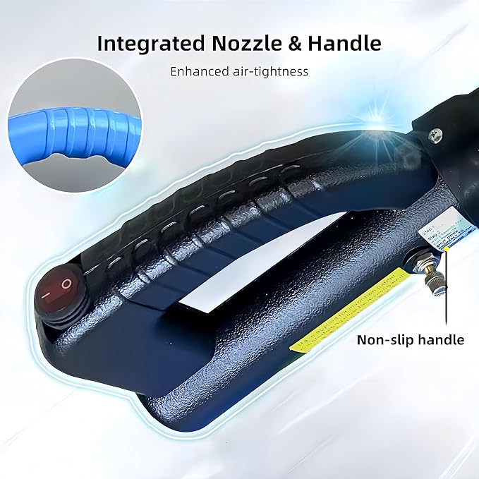 1.85 Gallon Electric ULV Fogger Machine, Portable Atomizer Fogger Sprayer, Misting Atomization System Indoor Outdoor for Home Yard Restaurant Hotel, 20-26FT