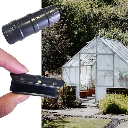 Garden Buildings Tube Clip 0.75 inch Black Greenhouse Clips Greenhouse Frame Pipe Tube Film Clip Connector Kit Pack of 10, Can Clamping Something outer diameter of 0.75-0.79in